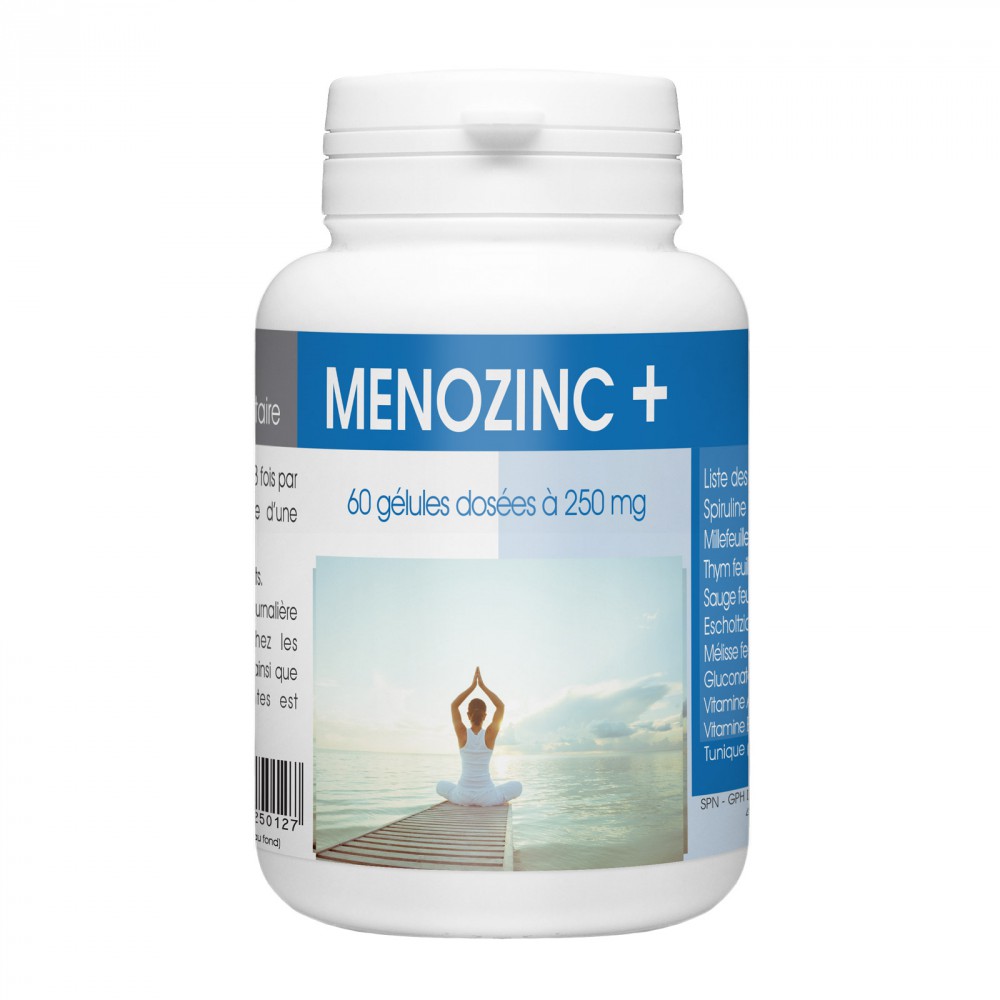 Menozinc + 250mg - 60 gélules