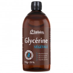 Glycérine Végétale - 1kg + 25% - 1Litre