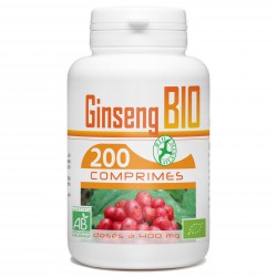 Ginseng rouge bio-200 comprimés à 400 mg
