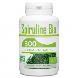 Spiruline Bio 300 comprimés 500 mg