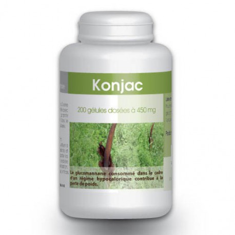 Konjac - 625 mg - 180 gélules