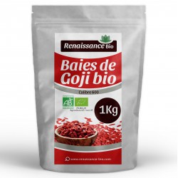 Baies de Goji Bio  - 1 kg - Calibre 600