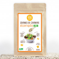 Graines de Chanvre Bio Décortiquées - 500g