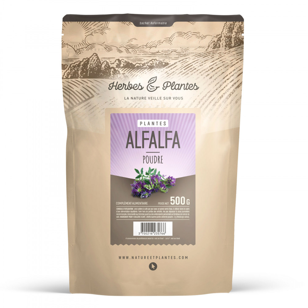 Alfalfa en poudre 500 gr