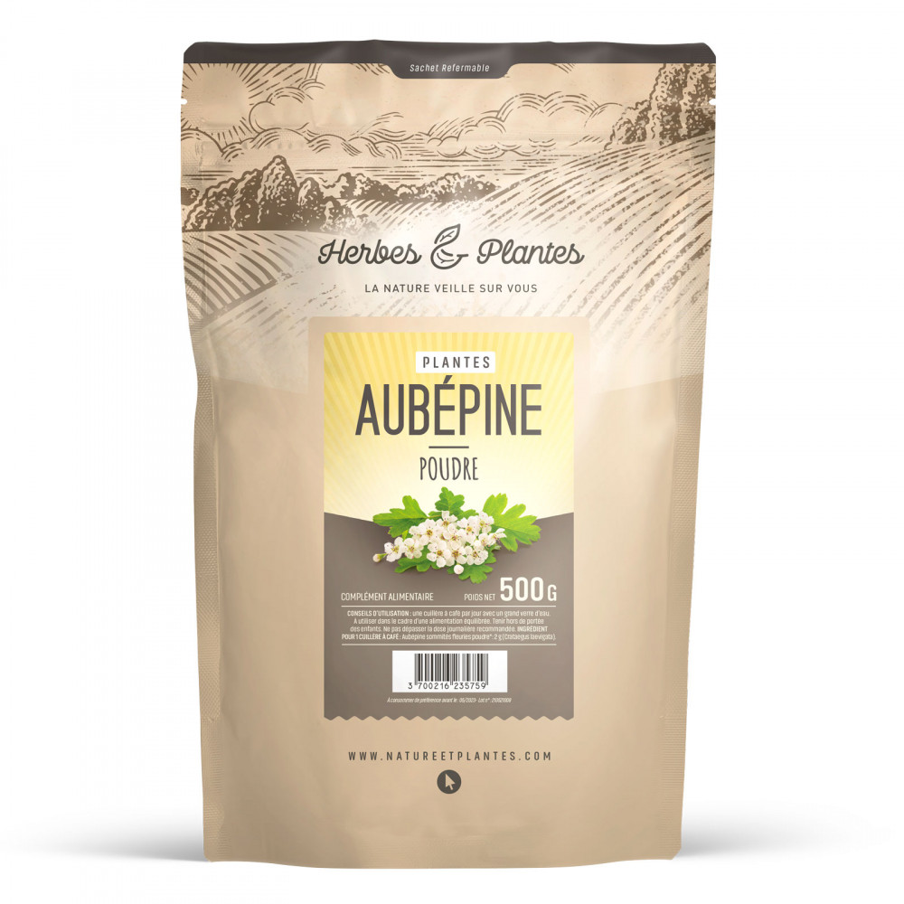 Aubepine en poudre 500 gr