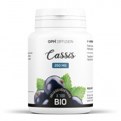 Cassis feuille biologique 250 mg - 100 gélules végétales