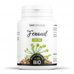 Fenouil biologique 300 mg - 100 gélules végétales