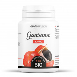 Guarana biologique 300 mg - 100 gélules végétales