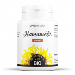 Hamamélis feuille biologique 220 mg - 100 gélules végétales