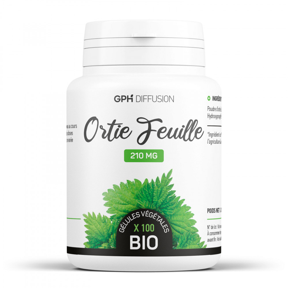 Ortie feuille piquante biologique 210 mg - 100 gélules végétales