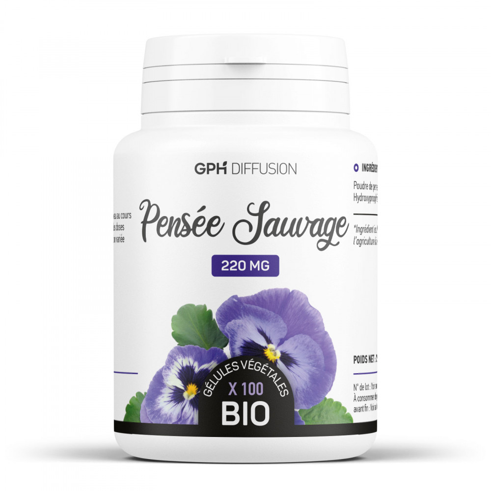 Pensée Sauvage biologique 220 mg - 100 gélules végétales