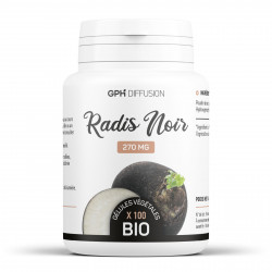Radis noir racine biologique 270 mg - 100 gélules végétales