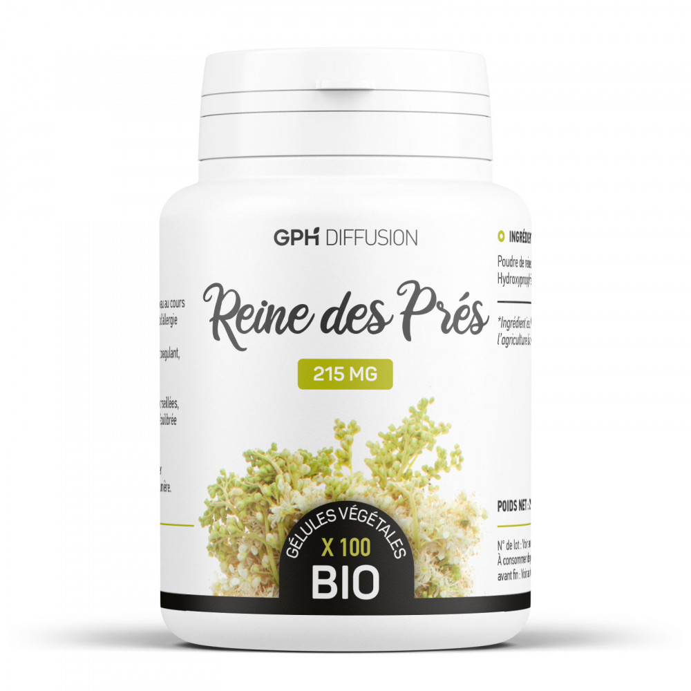 Reine des Prés biologique 215 mg - 100 gélules végétales