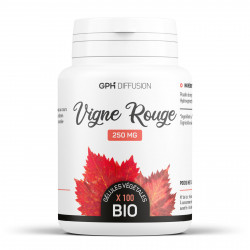 Vigne rouge feuille biologique 250 mg - 100 gélules végétales