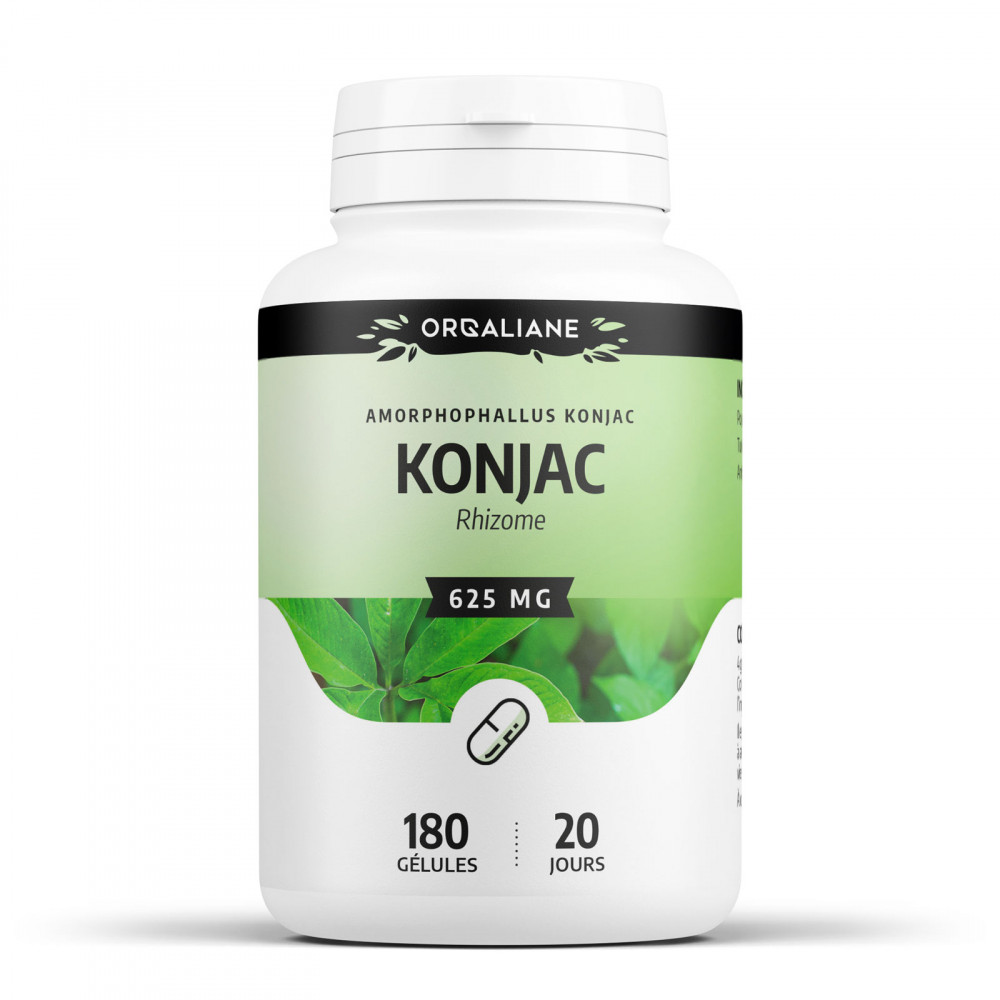 Konjac - 200 gélules à 450 mg