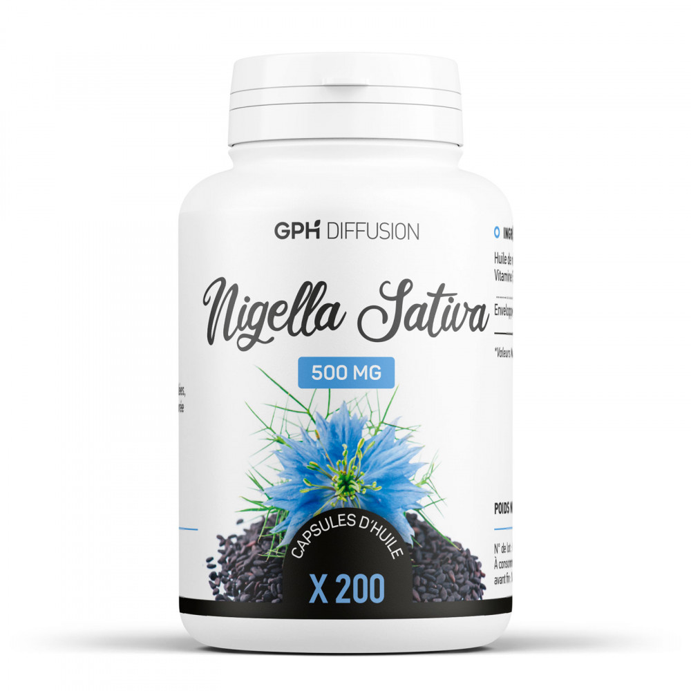 Nigella sativa - 200 capsules à 500 mg