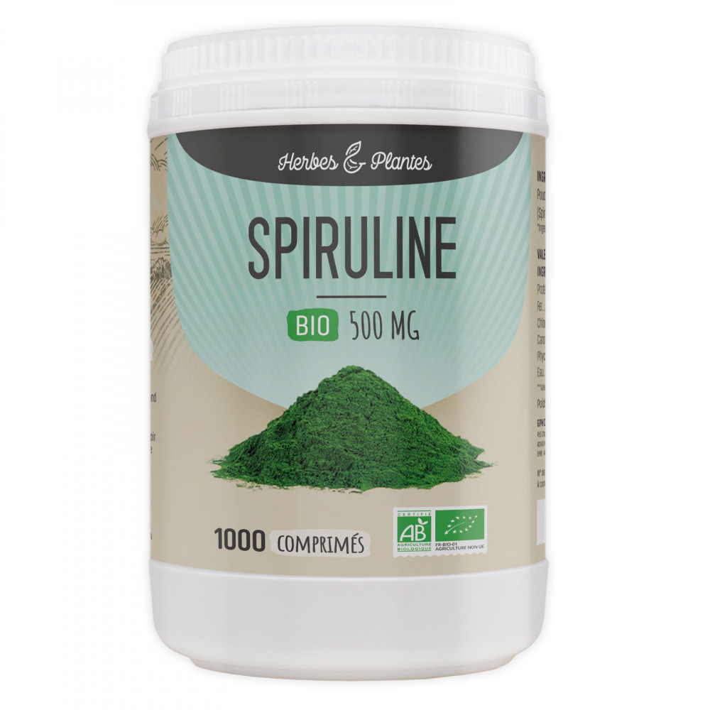 SPIRULINE BIO 500 comprimés