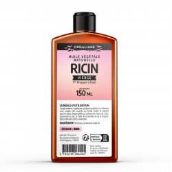 Huile de Ricin 150ml - Pure et Naturelle - Barbe, Cheveux, Cils, Ongles, Peau