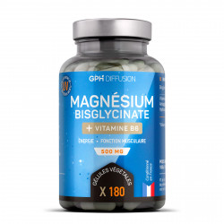 Magnésium + Zinc + B6 - 60 Comprimés