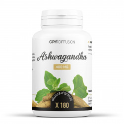 Ashwagandha 400 mg - 180 gélules Végétales