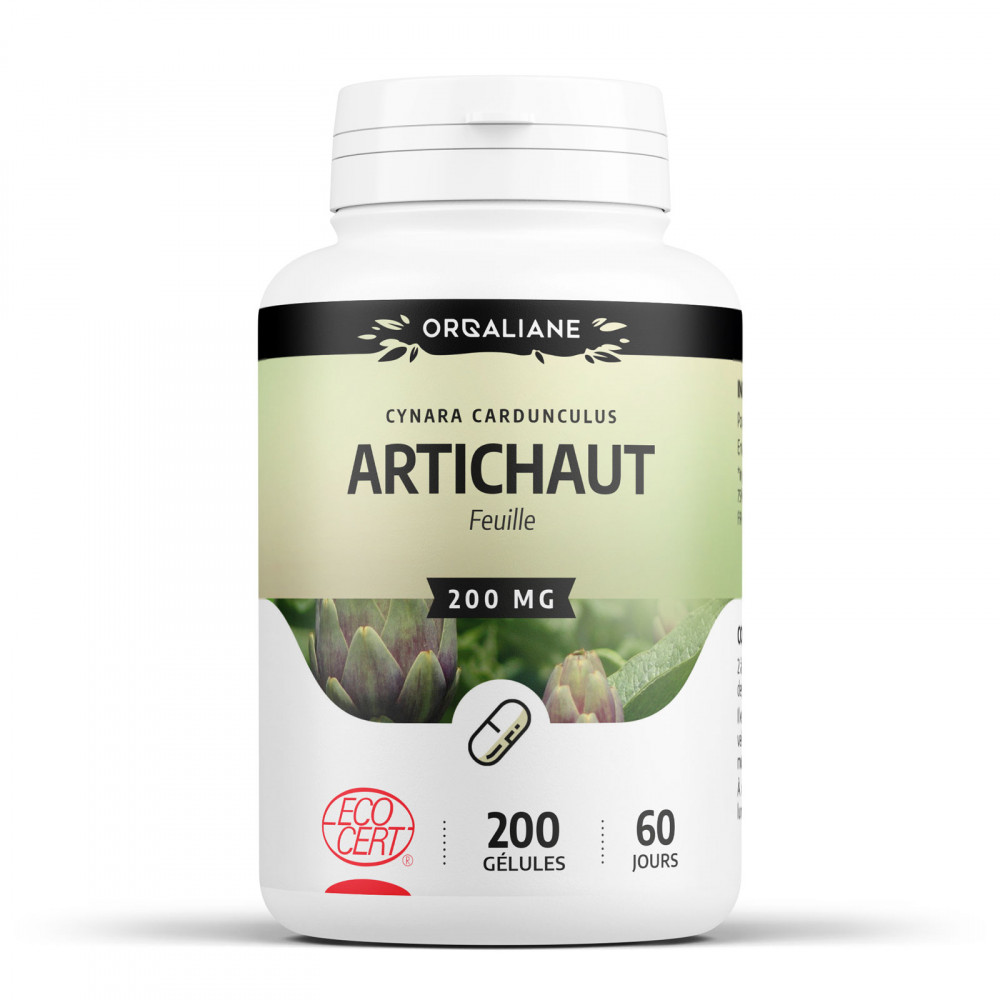 Artichaut - 200 gélules à 200 mg
