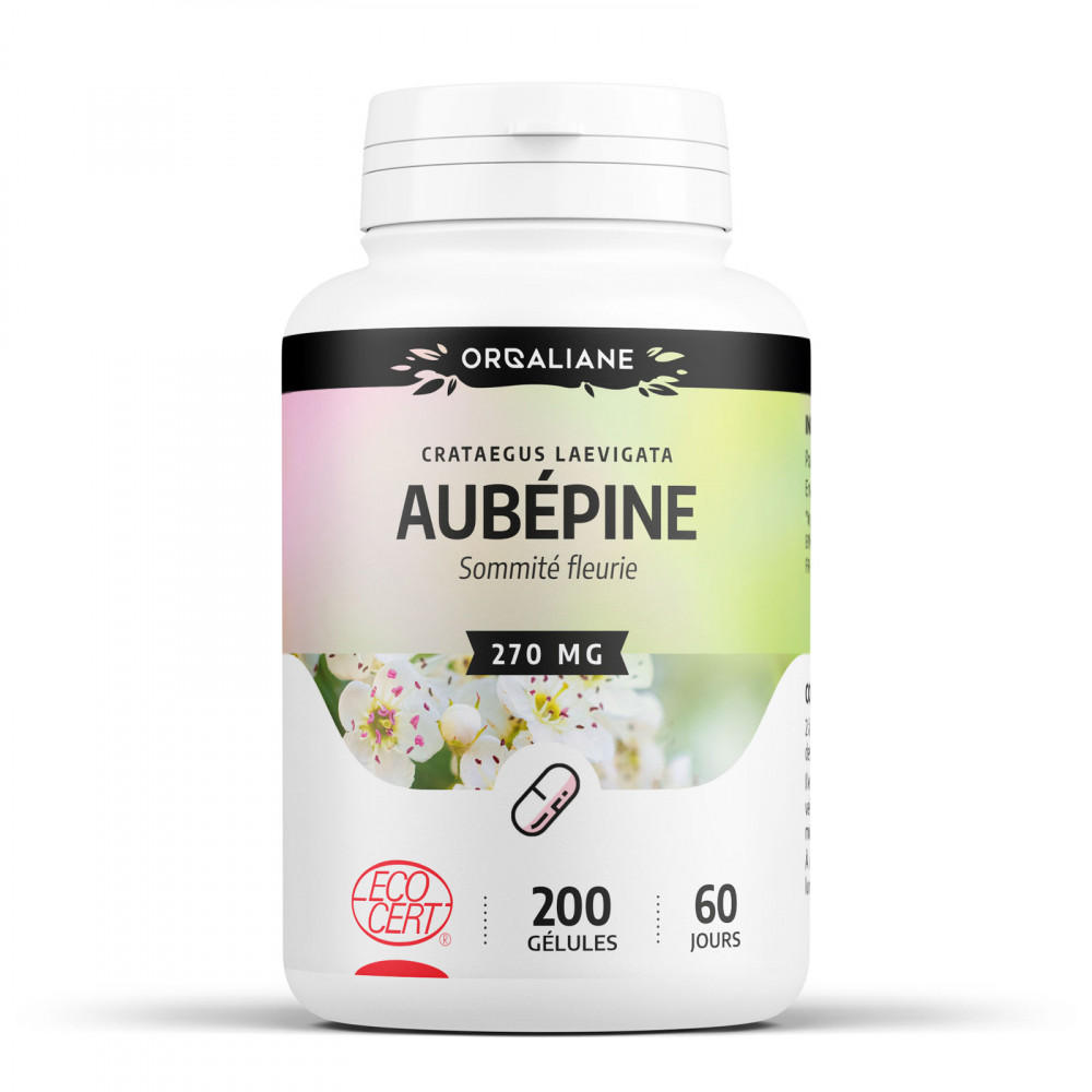 Aubépine Bio - 200 gélules à 270 mg