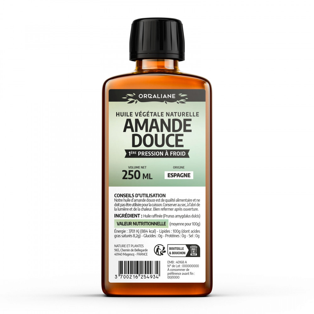 Huile d'Amande Douce 250 ml