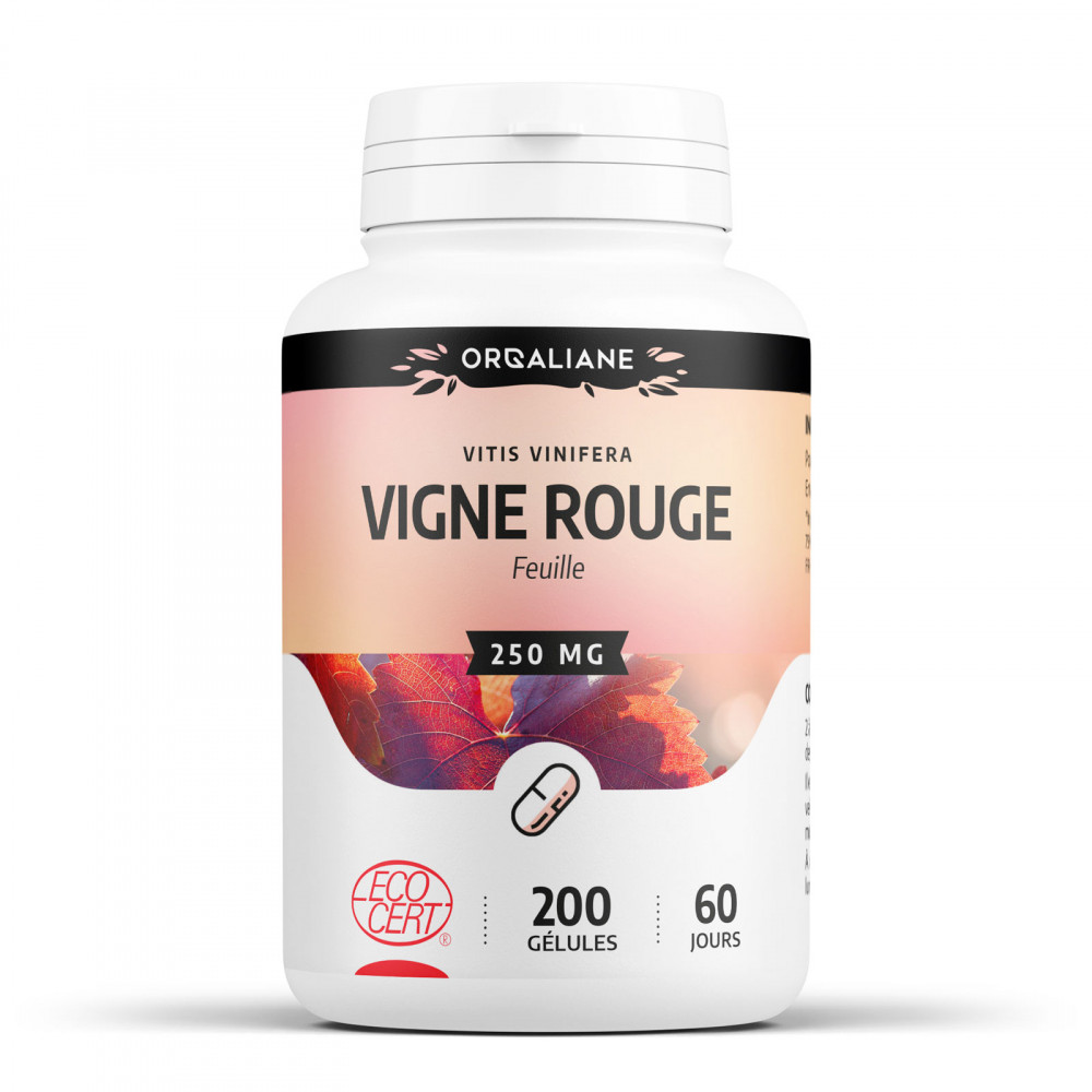 Vigne Rouge  bio - 200 gélules à 250 mg