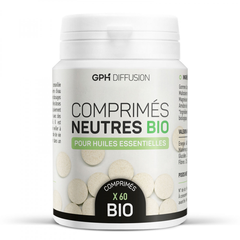 Comprimés neutre Bio - 60 comp
