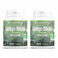 Ginkgo Biloba Bio - 2x120 comprimés à 300 mg