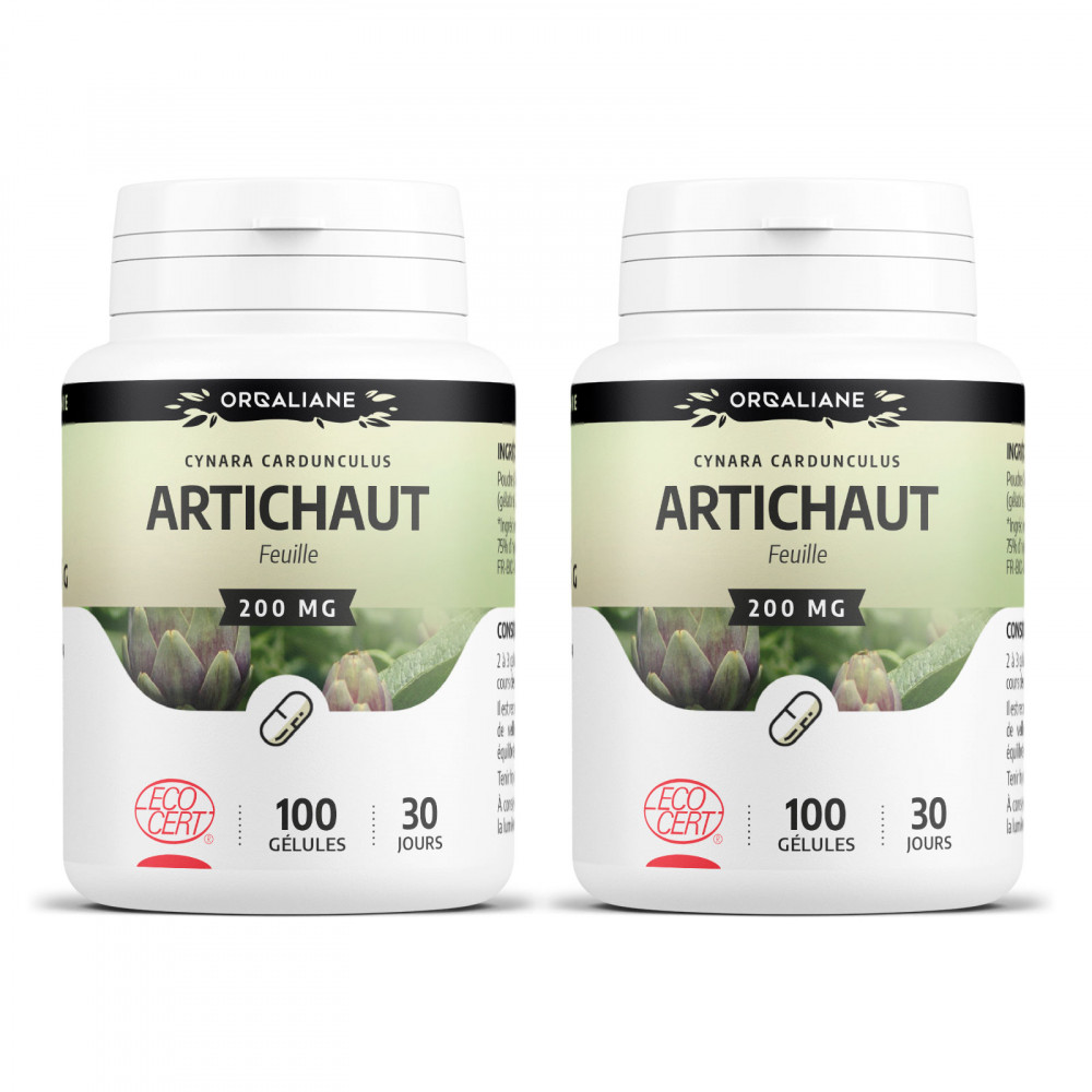 Artichaut - 200 gélules à 200 mg
