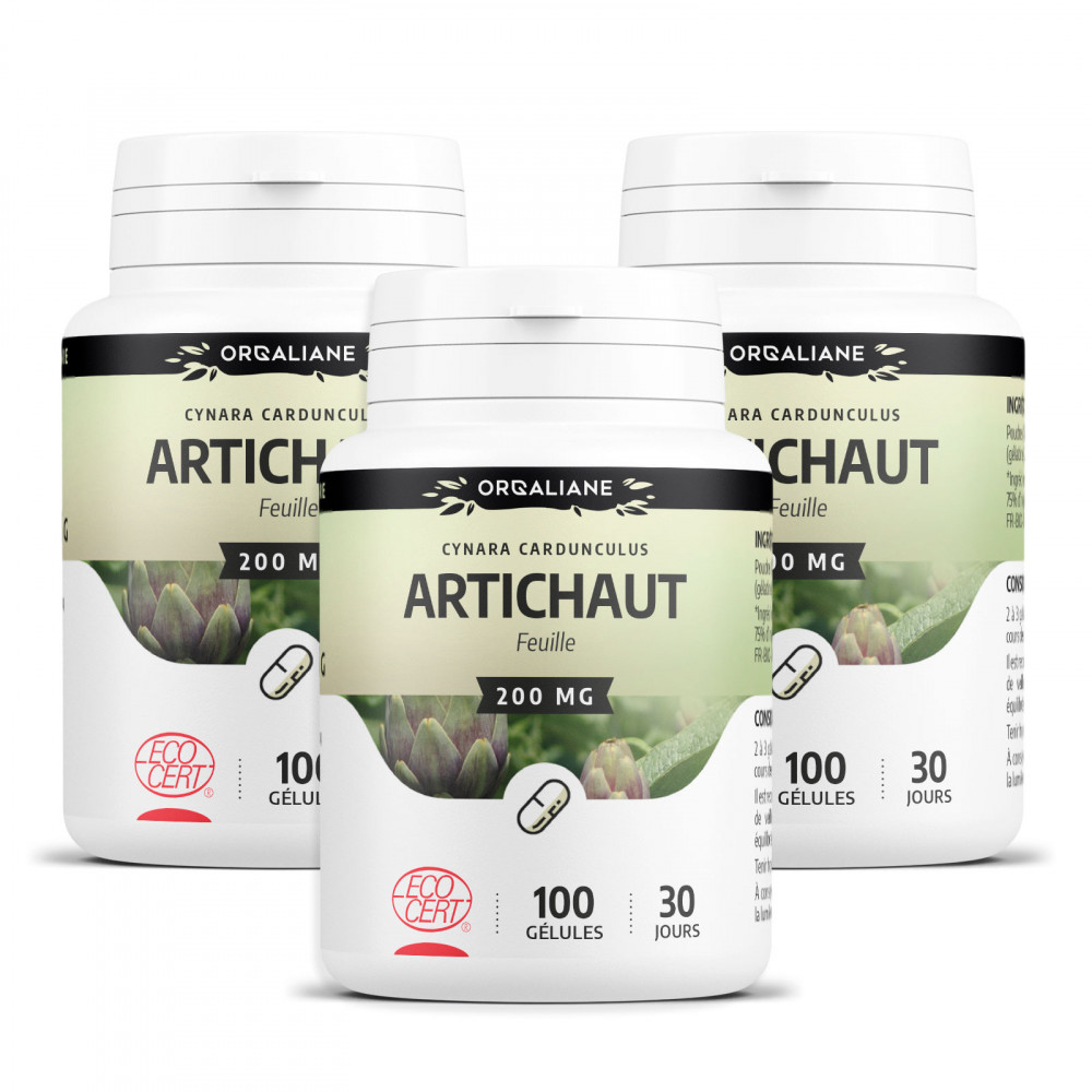 Artichaut - 200 gélules à 200 mg