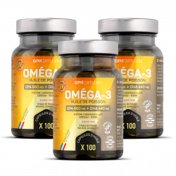 Oméga 3 - 100 capsules à 500 mg