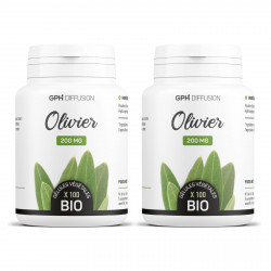 Olivier feuille biologique 200 mg - 100 gélules végétales