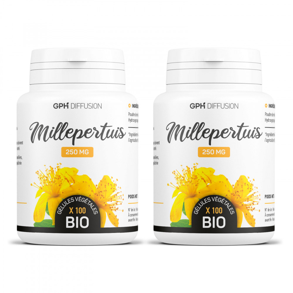 Millepertuis biologique 250 mg - 100 gélules biologiques