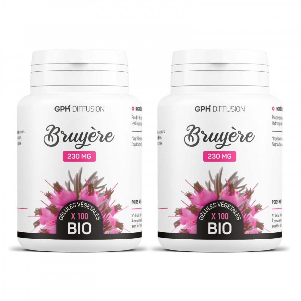 Bruyère biologique 230 mg - 100 gélules végétales