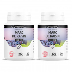 Marc de Raisin Bio- 250 mg - 100 gélules