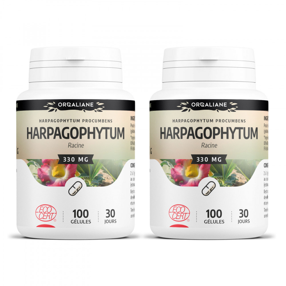 Harpagophytum bio - 100 gélules à 330 mg