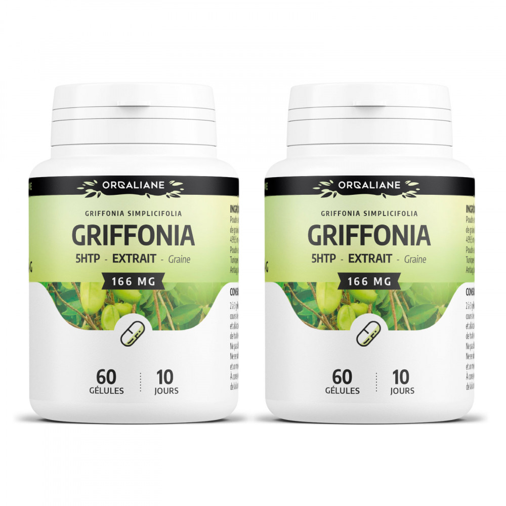 Griffonia extrait  -  180 gélules à 166 mg