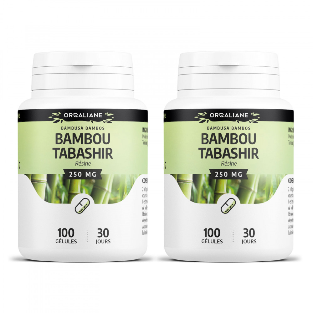 Bambou Tabachir - 100 gélules à 250 mg