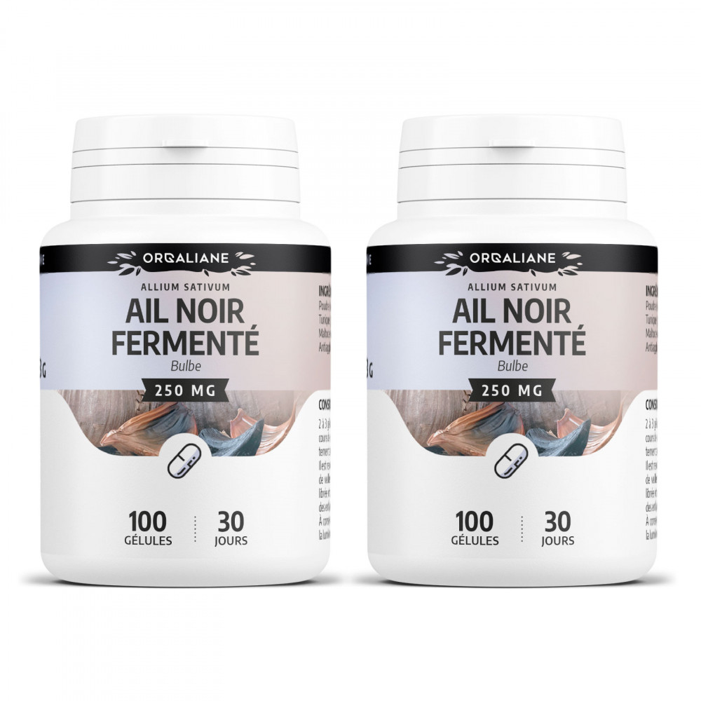 Ail Noir Fermenté - 250mg  - 100 gélules