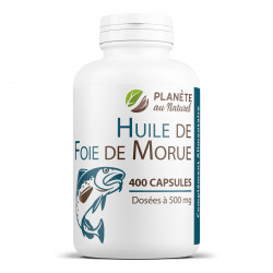 Huile de Foie de Morue - 500 mg - 400 capsules …