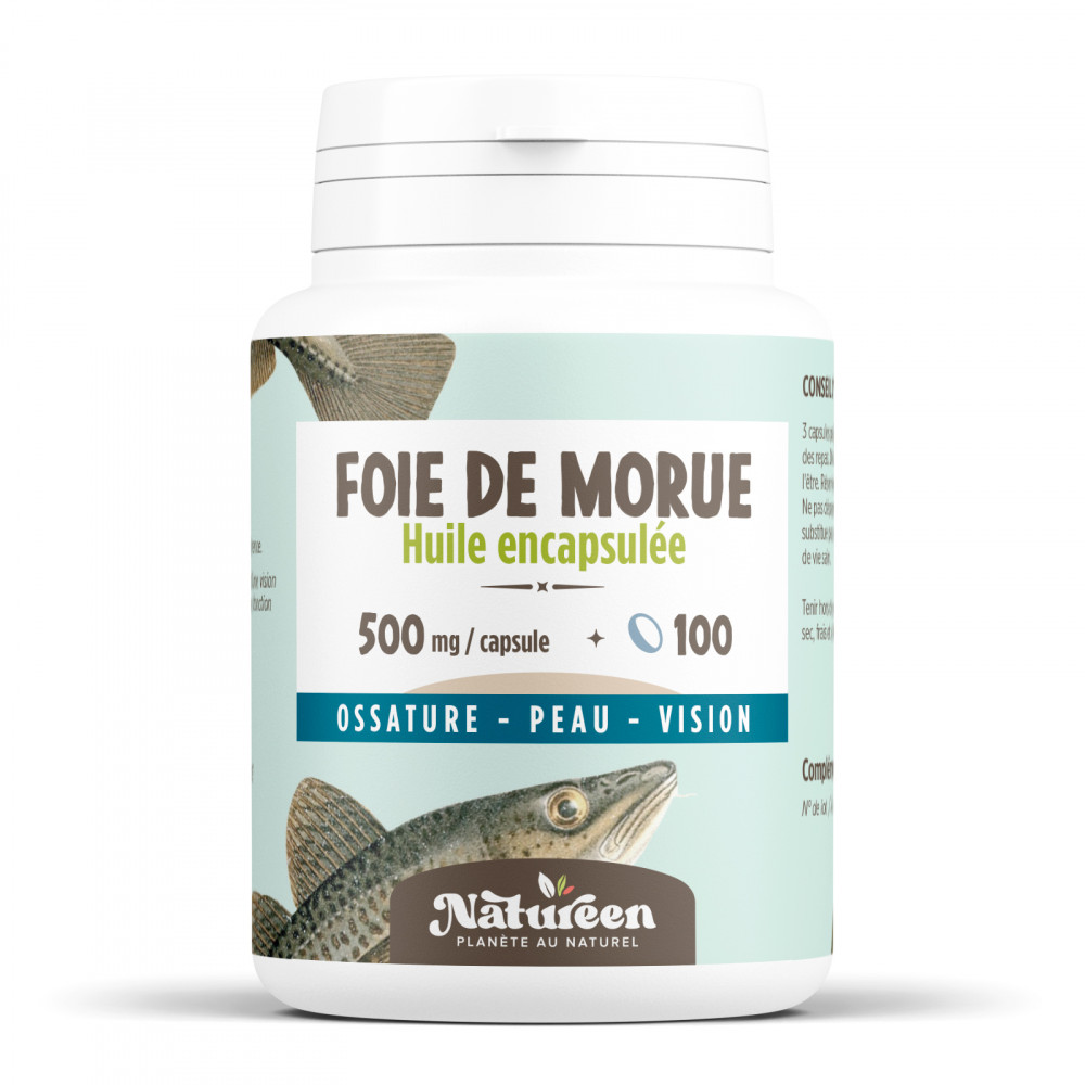 Huile de Foie de Morue 400mg - 200 capsules