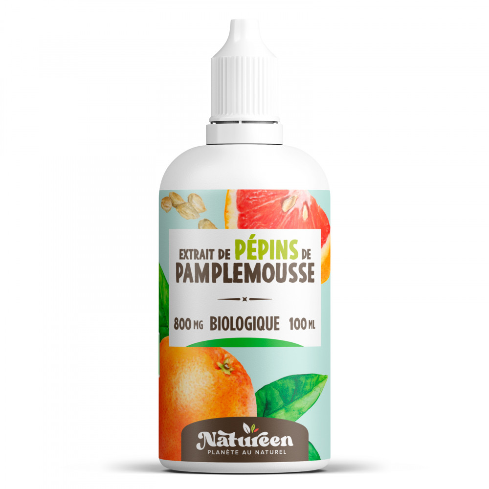 Extrait de Pépins de Pamplemousse Bio 800mg - 100ml - (EPP)