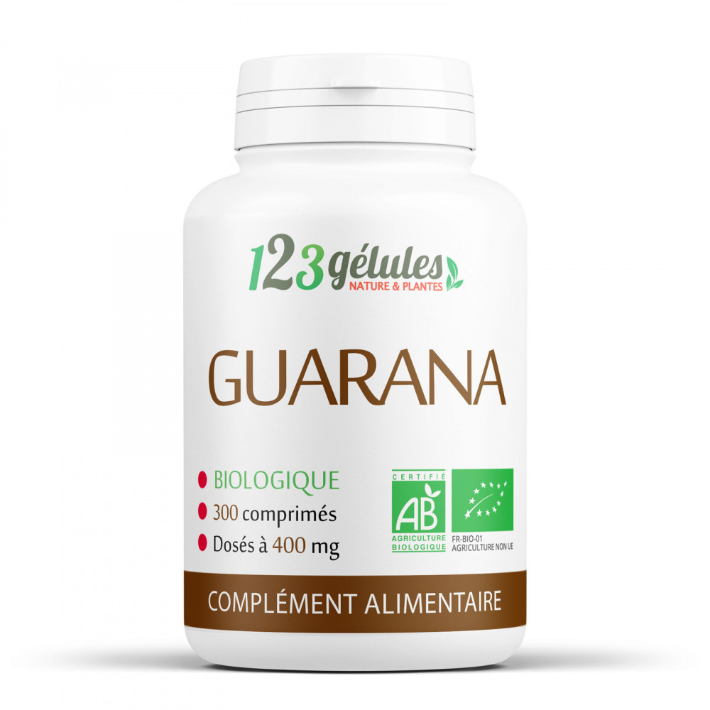 Guarana - 300 comprimés à 400 mg