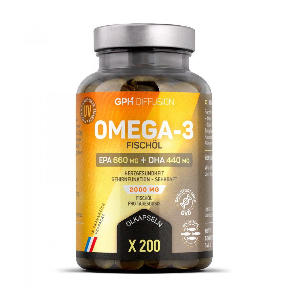 Oméga 3 - 100 capsules à 500 mg
