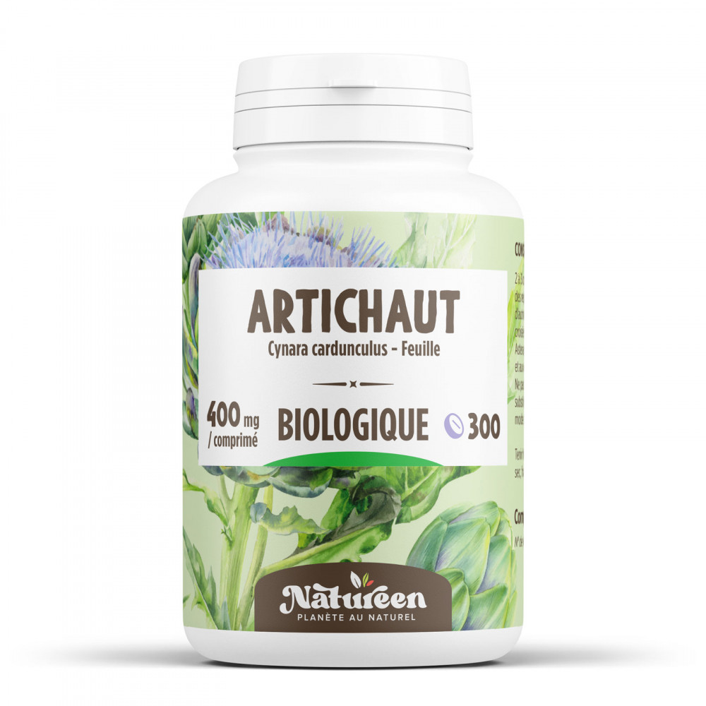 Artichaut Bio 400mg - 300 comprimés - Natureen