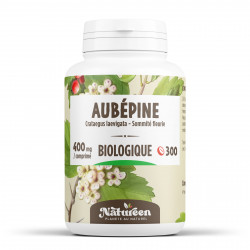 Aubépine BIO 400mg - 300 comprimés - Natureen