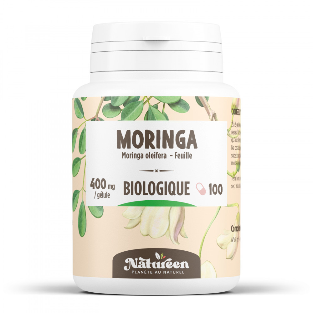 Moringa Oleifera Bio - 400mg - 100 gélules végétales
