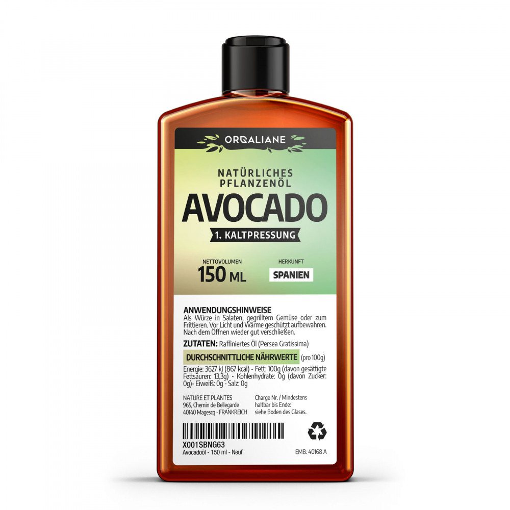 Huile végétale d'Avocat 150 ml